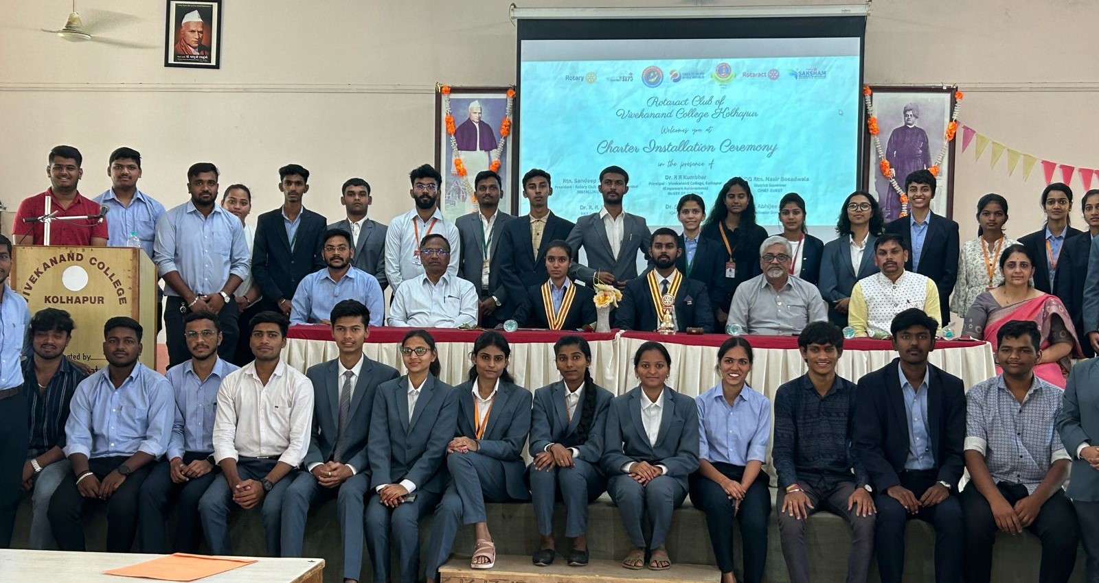 First induction ceremony of Rotaract Club of Vivekananda College completed